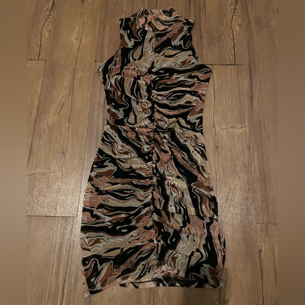 Mock Neck Dress